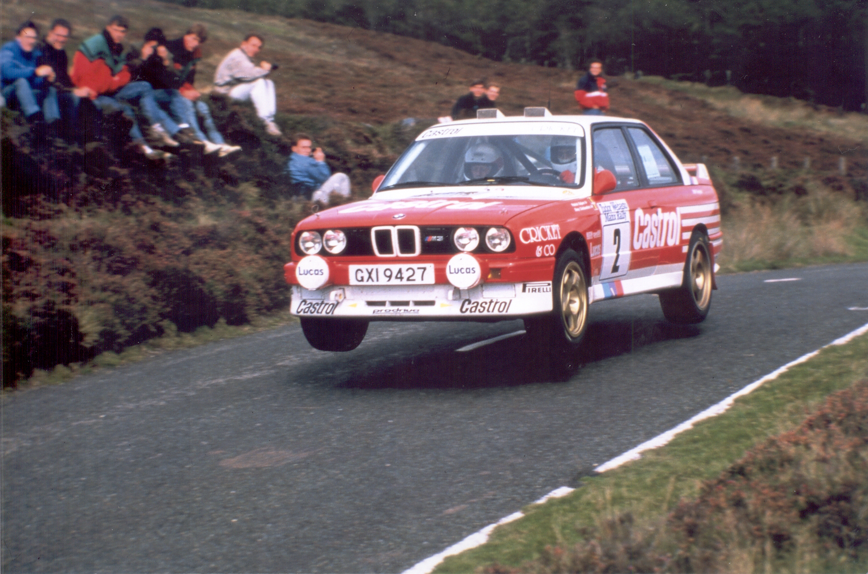 BMW M3 E30 at Manx Rally 1988