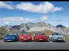From the left:BMW Z1, Z3, Z8, Z4 E85