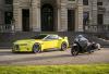 From the left:BMW 3.0CSL Hommage, BMW Concept 101