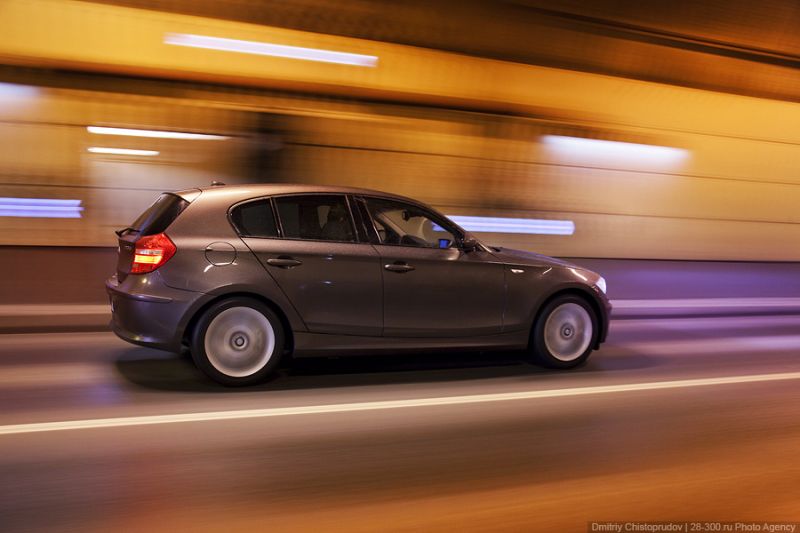 BMW 123d night photos